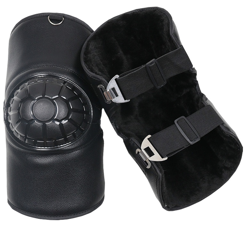 电动车保暖防摔护膝加厚摩托车防风防寒护腿骑行护具