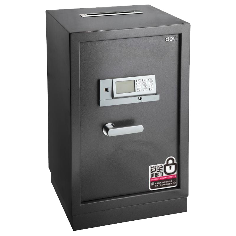 得力保险箱/柜系列3631投币保管箱 投币电子保险箱 顶投式保险柜 防盗