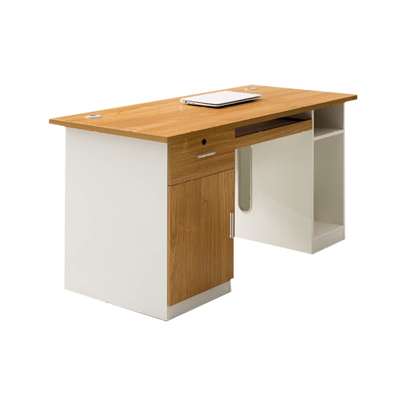 科朔 办公桌职员桌员工桌简约写字台板式办公桌1.4米KSB1408