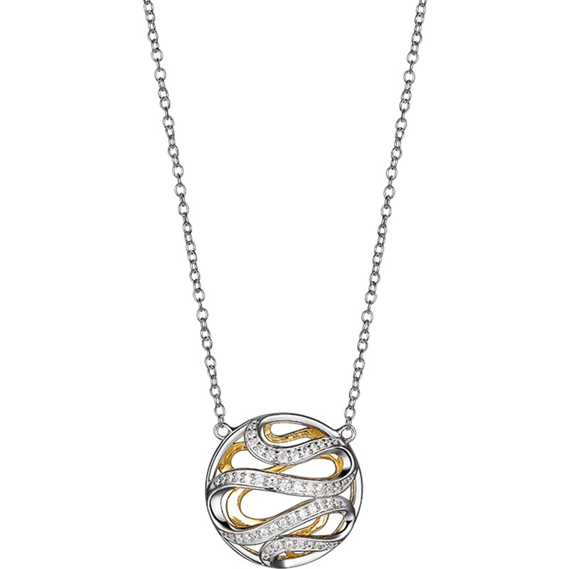 ELLE Moon Shadow系列奥斯汀气质时尚锁骨链