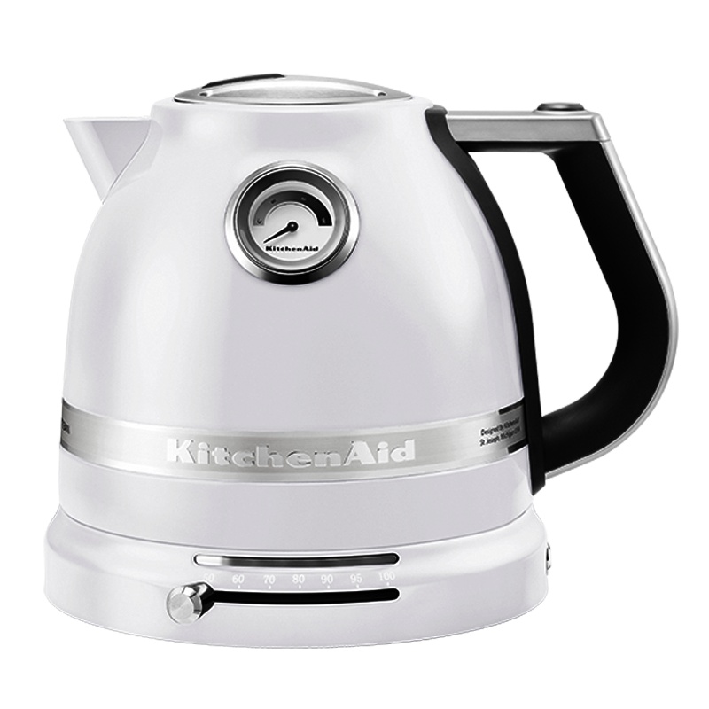 KitchenAid 凯膳怡烧水壶1522c家用温控电热水壶婴儿泡奶冲奶双层设计 珍珠白