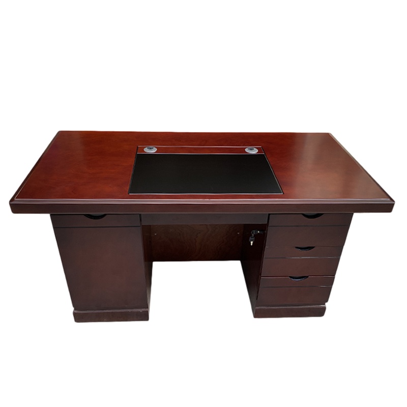 逐鹿中原简约现代主管经理桌办公桌木皮班台1.8米老板总裁桌AY979电脑桌