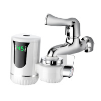 电热水龙头速热加热黄金蛋即热式厨房宝过水热家用冷热免安装热水器_常规灯显免安装不显示水温