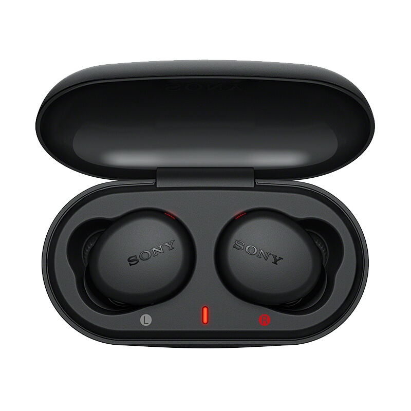 索尼(SONY)WF-XB700 重低音真无线蓝牙耳机 IPX4防水防汗 轻便智能操控 黑色
