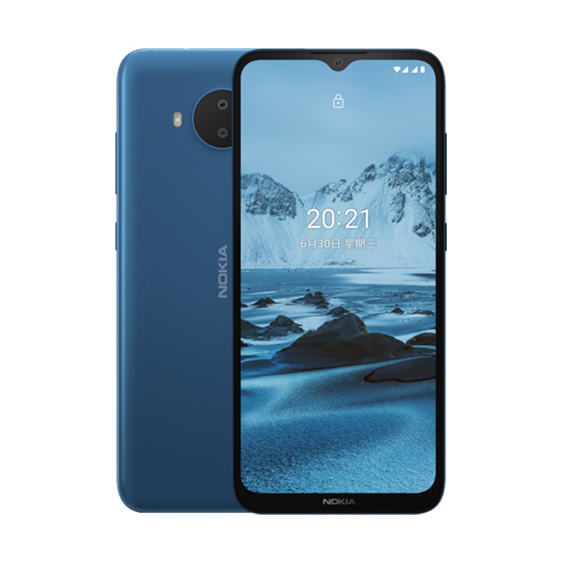 Nokia/诺基亚 C20 plus 海洋蓝4G全网通智能老年老人手机学生价电信安卓老年机官方旗舰店正品大屏大字大声