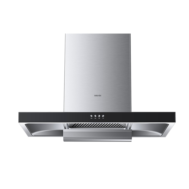 美的出品WAHIN华凌抽油烟机CXW-220-H4 18立方大吸力欧式油烟机单机顶吸式抽油烟机家用薄身简欧百搭造型抽烟机
