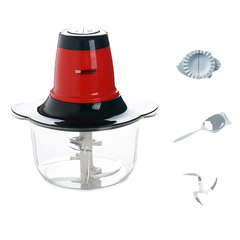 打蒜器电动小型打泥机碎蒜绞肉切辣椒打姜蒜搅碎捣蒜泥搅蒜器 敬平 红色3.5L两档调节碎物器研磨碗(碎物器)