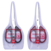 得力6011大号手工剪刀缝纫剪纸家用学生厨房居家不锈钢剪刀5把