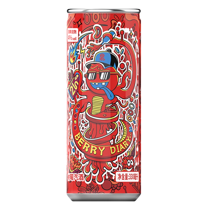 浆果日记ME醉果味微醺330ml*12(含气)