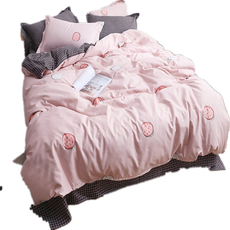 加厚珊瑚绒四件套法兰绒双面绒被套冬季法莱绒床单床上套件水晶绒