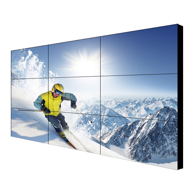 酷彩(CoolColor)CXC550TF 55英寸3.5mm高清显示屏安防监控会议led大屏显示拼接无缝三星液晶拼接屏显示器工业级电视墙 6台壁挂套餐