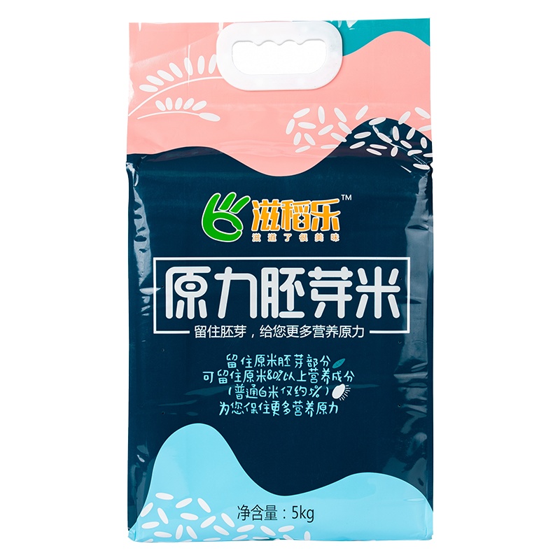 黑龙江大米 当季新米 滋稻乐原力胚芽米5kg真空保鲜装 500g 