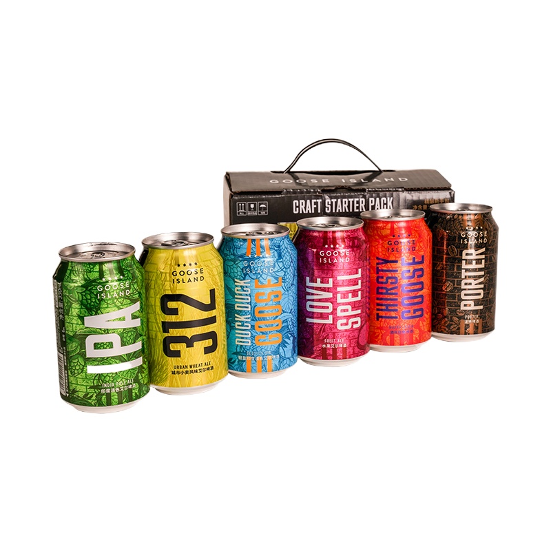 鹅岛新手包混装CAN听装330ml*6种口味礼盒