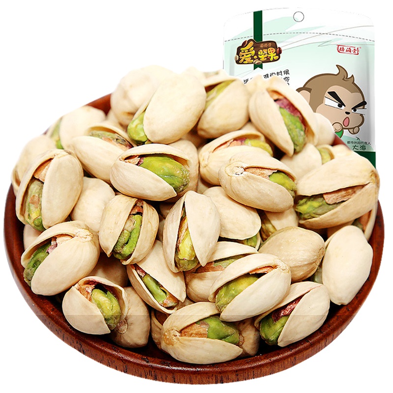 [榛海堂开心果100g]休闲食品小吃孕妇零食坚果炒货干果无漂白办公室休闲食品网红小吃