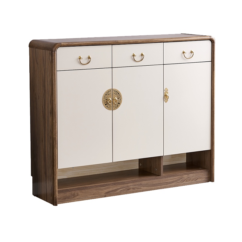 艺可恩中式实木鞋柜家用门口门厅柜大容量玄关鞋柜现代简约客厅储物柜