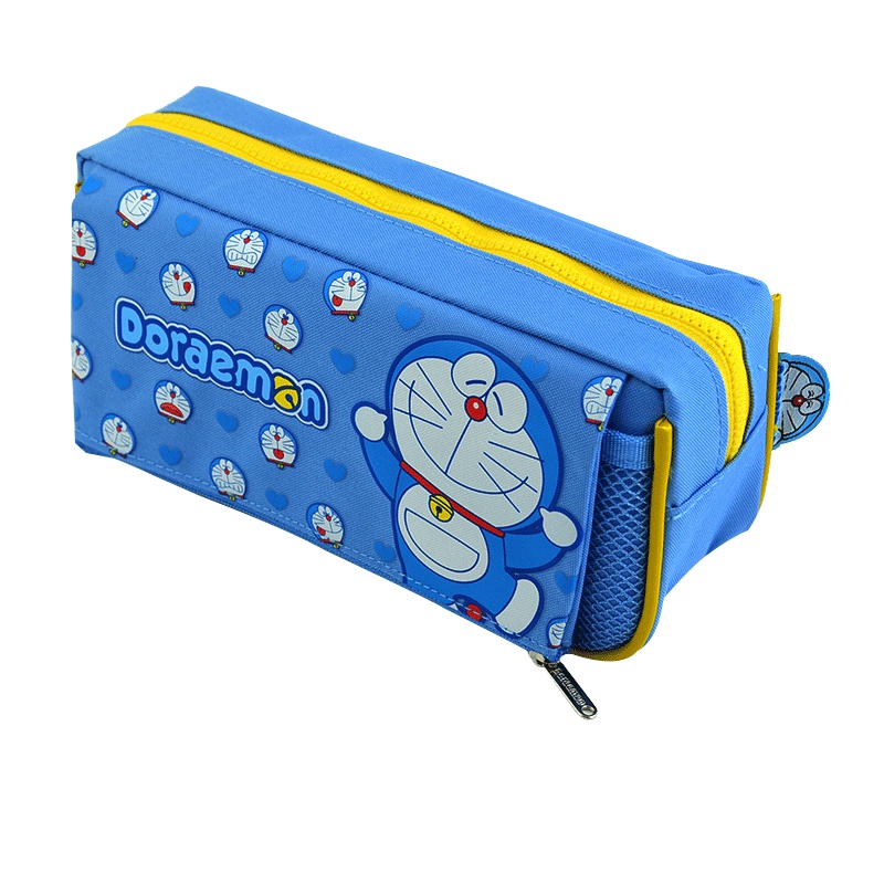迪士尼(Disney) 机器猫卡通笔袋 2082L大容量文具盒 多啦A梦学习用品 中小学生铅笔盒 男女孩学生韩版创意奖品