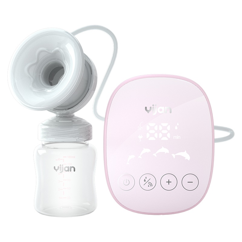 易简(yijan)电动吸奶器 自动调节快速吸乳器 按摩吸乳静音吸奶器N1