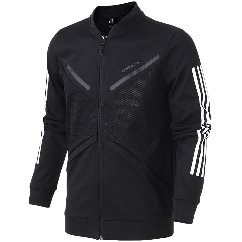 adidas阿迪达斯NEO男装运动休闲夹克DM4330 L DM4330黑色