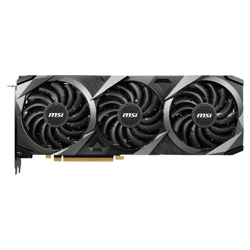 微星(msi) GeForce RTX 3080 VENTUS 3X PLUS 10G OC LHR 三风扇 电竞游戏设计专业电脑显卡