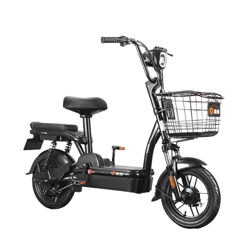 雅迪电动车小金果48V12ah高能版石墨烯电瓶车踏板代步电动自行车 小金果新油光黑