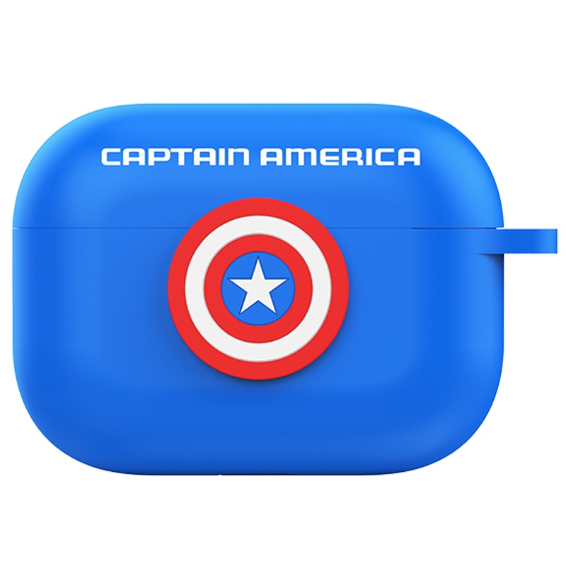 ESCASE airpods pro保护套 苹果3代无线蓝牙耳机壳 硅胶个性潮牌收纳盒男女款卡通动漫可爱漫威正版美国队长
