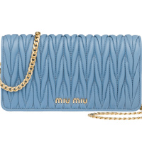 【预定】MIU MIU/缪缪 MATELASS?皮革迷你手袋 5DH029