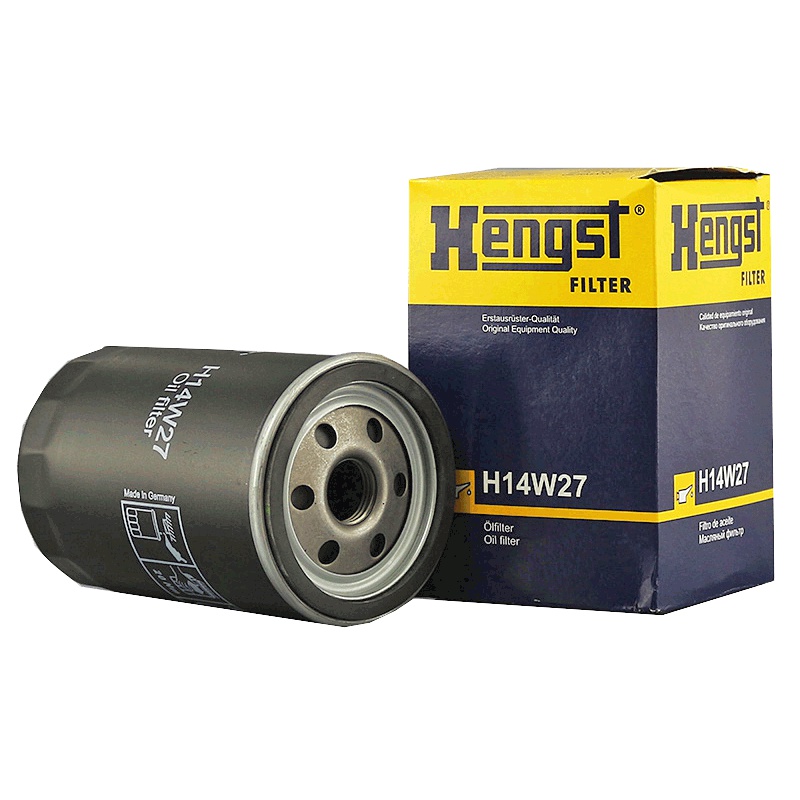 汉格斯特(hengst)机油格滤清器铁壳H14W27适用于朗逸明锐迈腾宝来高尔夫捷达帕萨特