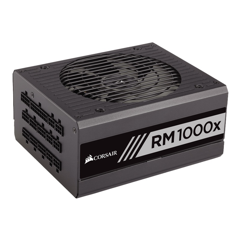 攀升 美商海盗船RM1000X 额定1000W 全模组 台式机箱电源 80Plus金牌认证 电脑电源