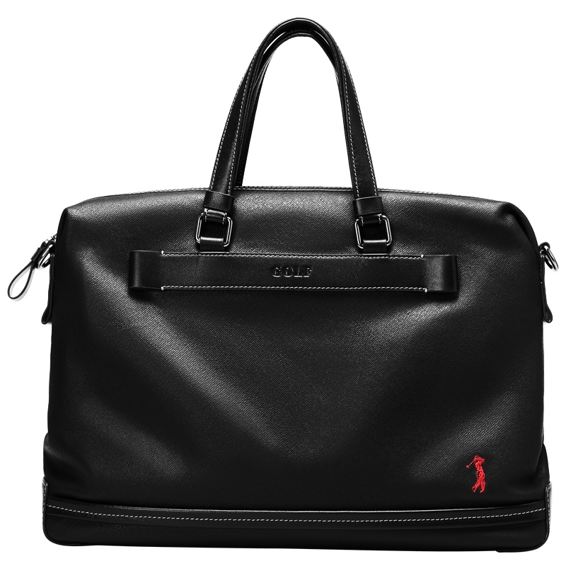 高尔夫GOLF公文包男商务男士简约手提包单肩斜挎包锦纶电脑包帆布背包