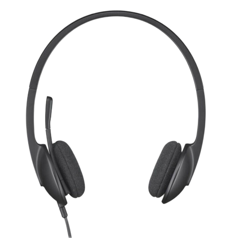 罗技(Logitech)H340头戴式耳机 带麦克风话筒 办公用