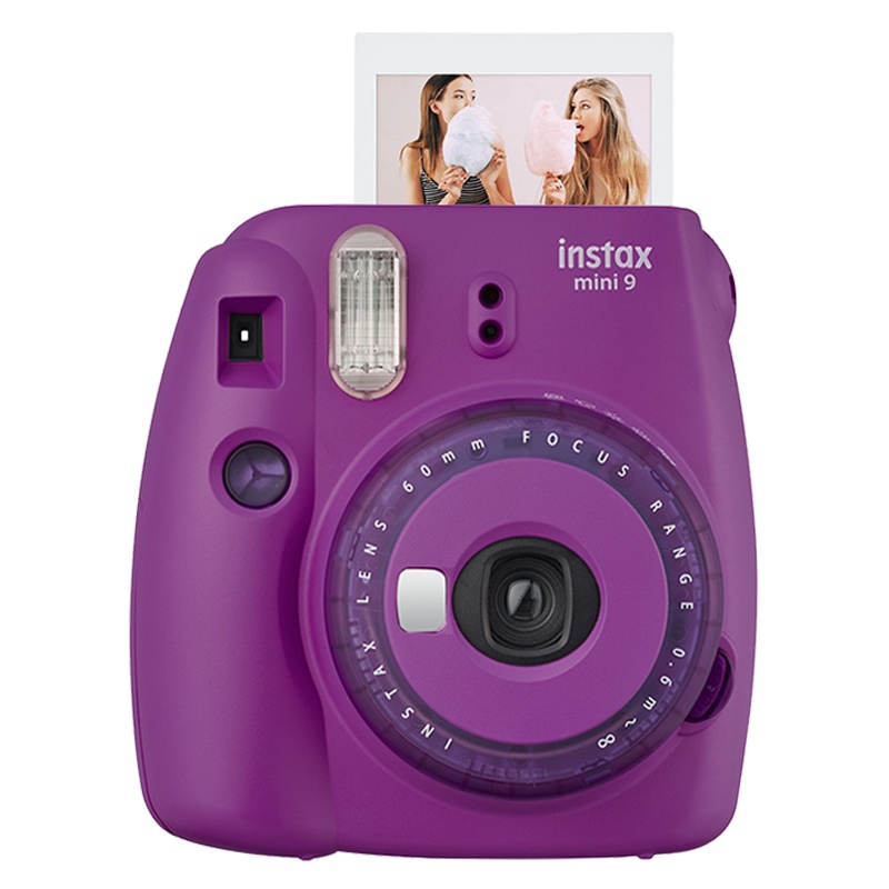 富士（FUJIFILM）INSTAX 一次成像相机 立拍立得 胶片相机 mini9葡萄紫果冻相机 套餐二（含20张相纸）