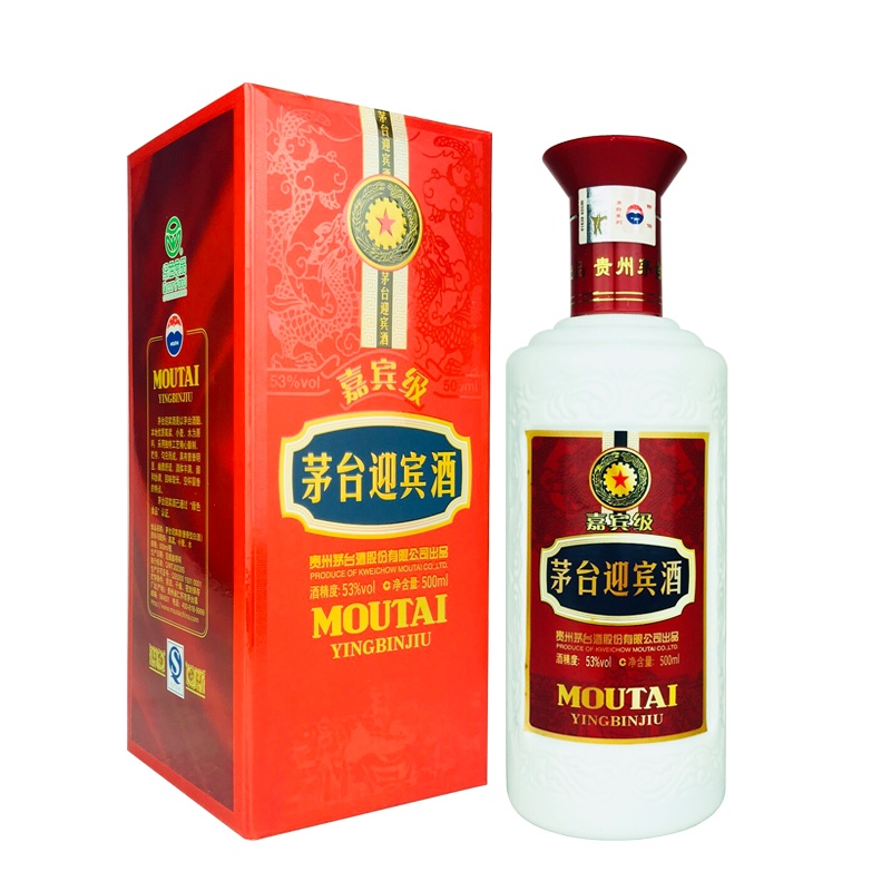 老酒 茅台迎宾酒(嘉宾级)53度 酱香型 2011年 500mlx1瓶