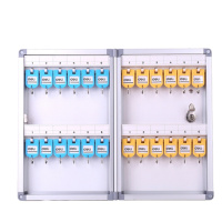 得力 24位铝合金钥匙管理箱 钥匙整理收纳柜 银色50800/