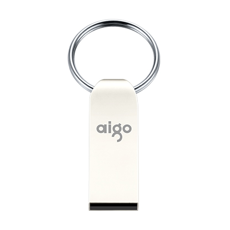爱国者(aigo)U268金属u盘 8GB 车载优盘手机电脑两用高速正品创意定制u盘