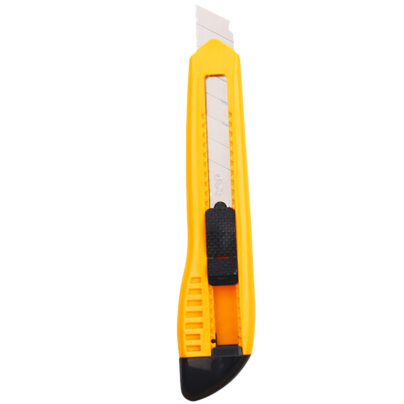 得力33225 大号耐用美工刀套装 美工刀办公用品 2把+10片装刀片