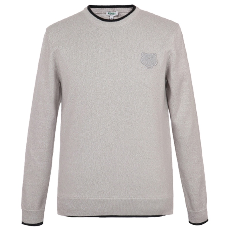 Kenzo 高田贤三 男士棉质圆领长袖毛衣针织衫 FA5 5PU202 3AB