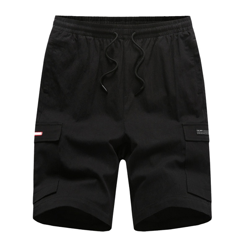 富贵鸟2021纯棉夏天五分短裤男薄款运动裤潮5XL宽松大裤衩男士工装中裤马裤159