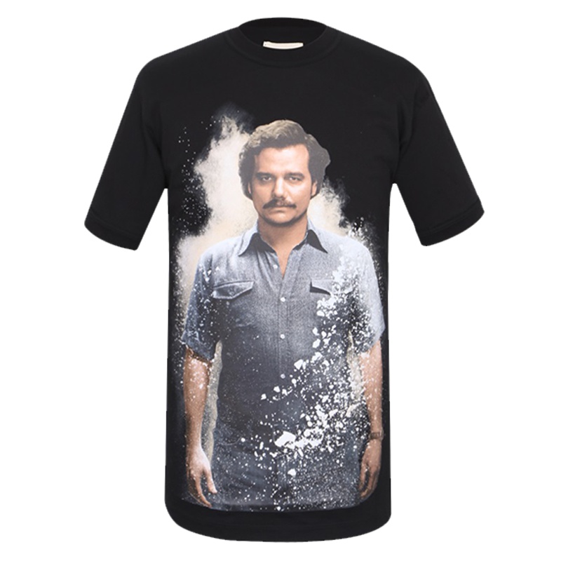 IH NOM UH NIT男士黑色圆领短袖T恤衫NUS18460 009 BLACK