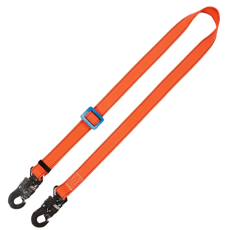 电工安全带围杆带水泥杆CIAA高空围杆式抱杆带高强加厚耐磨织带防护套 红色加防磨套型