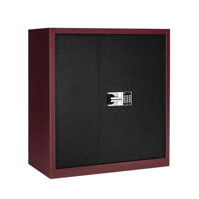 苏彩保密柜国宝锁文件柜资料柜钢制带锁储物柜双保险电子指纹锁密码锁防盗铁皮柜