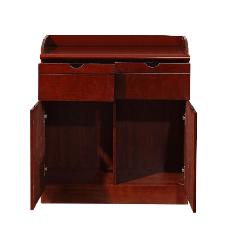 鑫智创餐边柜厨房柜多功能储物柜 现代简约实木矮柜 展示柜置物柜茶水柜