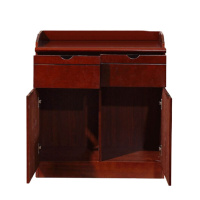 鑫智创餐边柜厨房柜多功能储物柜 现代简约实木矮柜 展示柜置物柜茶水柜