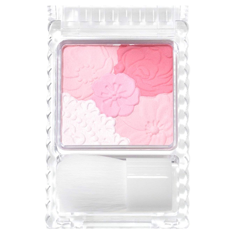 CANMAKE 井田 花瓣雕刻五色腮红 6g 02 哑光桃粉 色泽持久