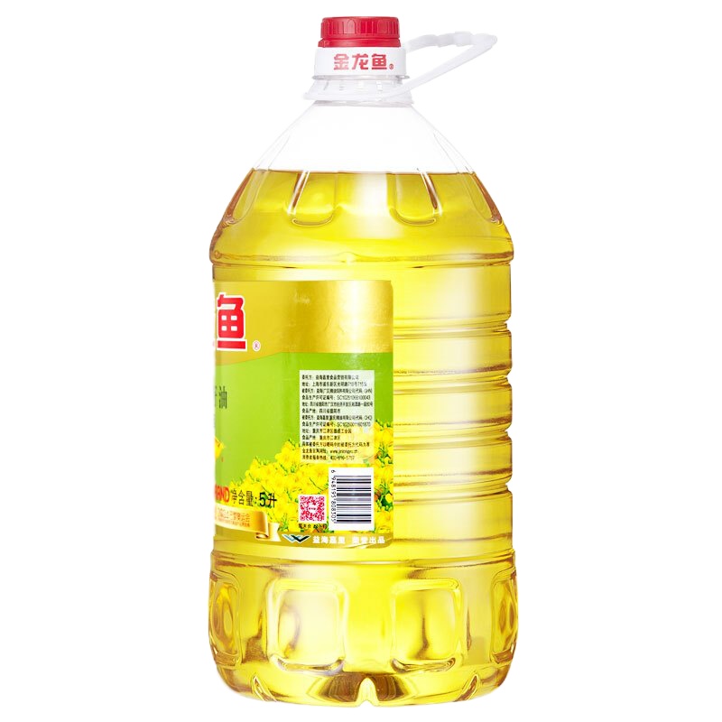 金龙鱼非转基因一级菜籽油 整箱 (5L*4/箱)