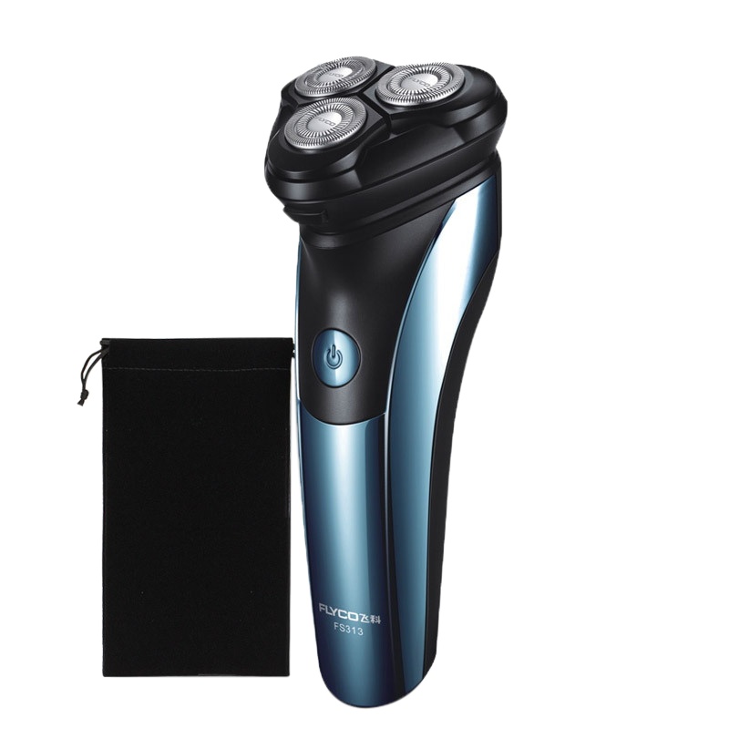 飞科（FLYCO）新品全身水洗商务便携式电动剃须刀 三头浮动刮胡刀 FS313