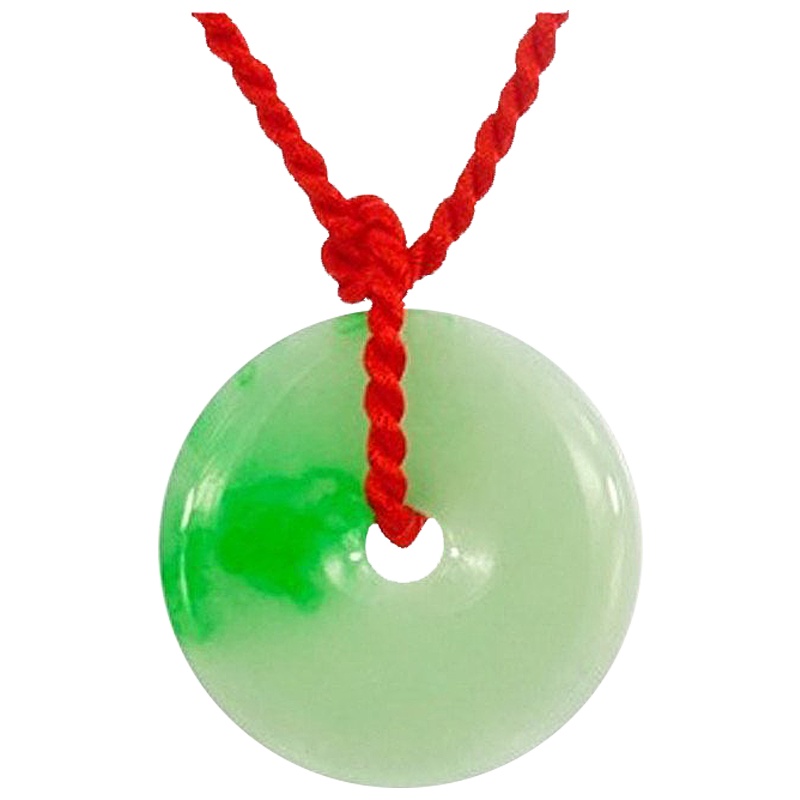 梦克拉 Mkela 翡翠吊坠 平安扣 男女款 吊坠 翡翠 冰糯种 其他国内证书