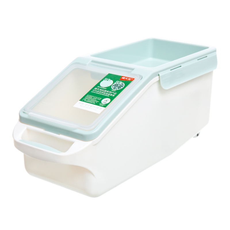 禧天龙塑料家用米桶米缸抗菌防霉密封防虫防潮储米箱20斤装收纳桶