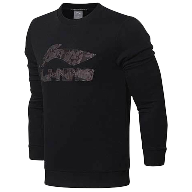 李宁男子运动时尚系列套头运动卫衣