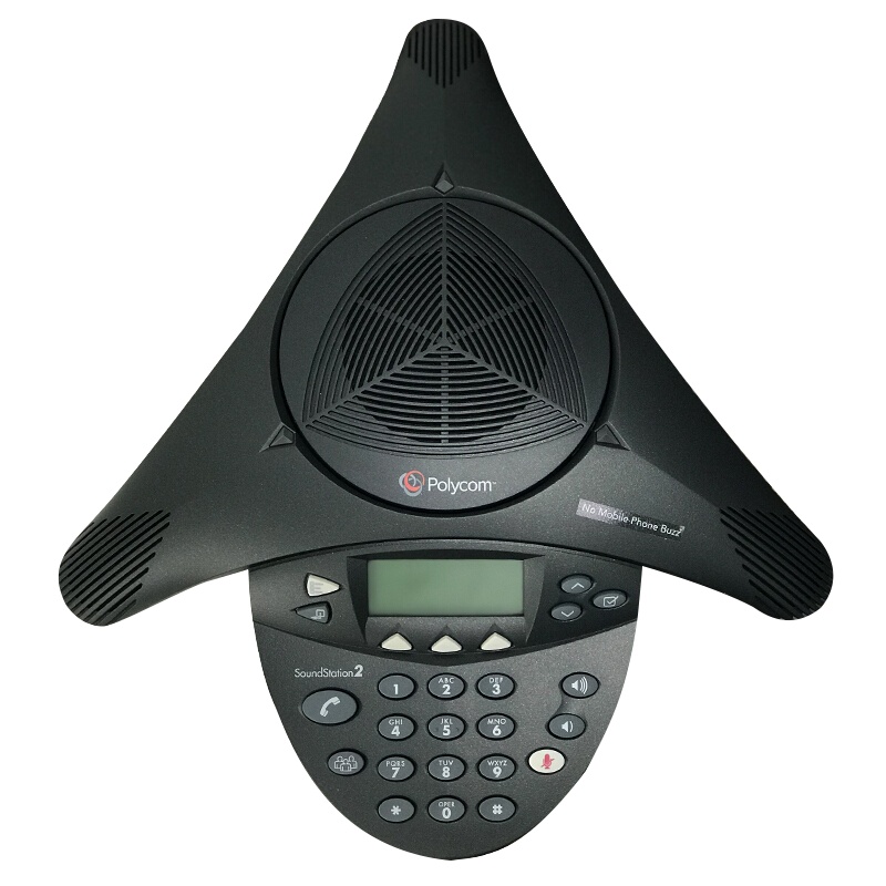 宝利通(POLYCOM)会议电话机八爪鱼 SoundStation 2标准型 音频视频会议系统一体机 全向麦克风终端