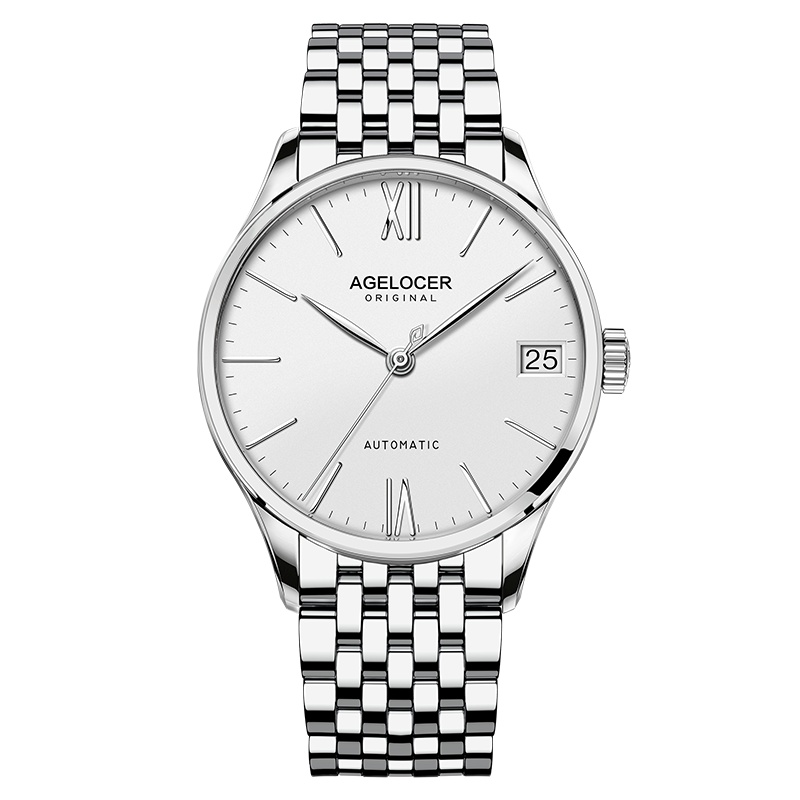 瑞士Agelocer艾戈勒手表 透底全自动机械表 男士大透背休闲时尚正装男表 瑞士品牌手表 SPIRIT A7071